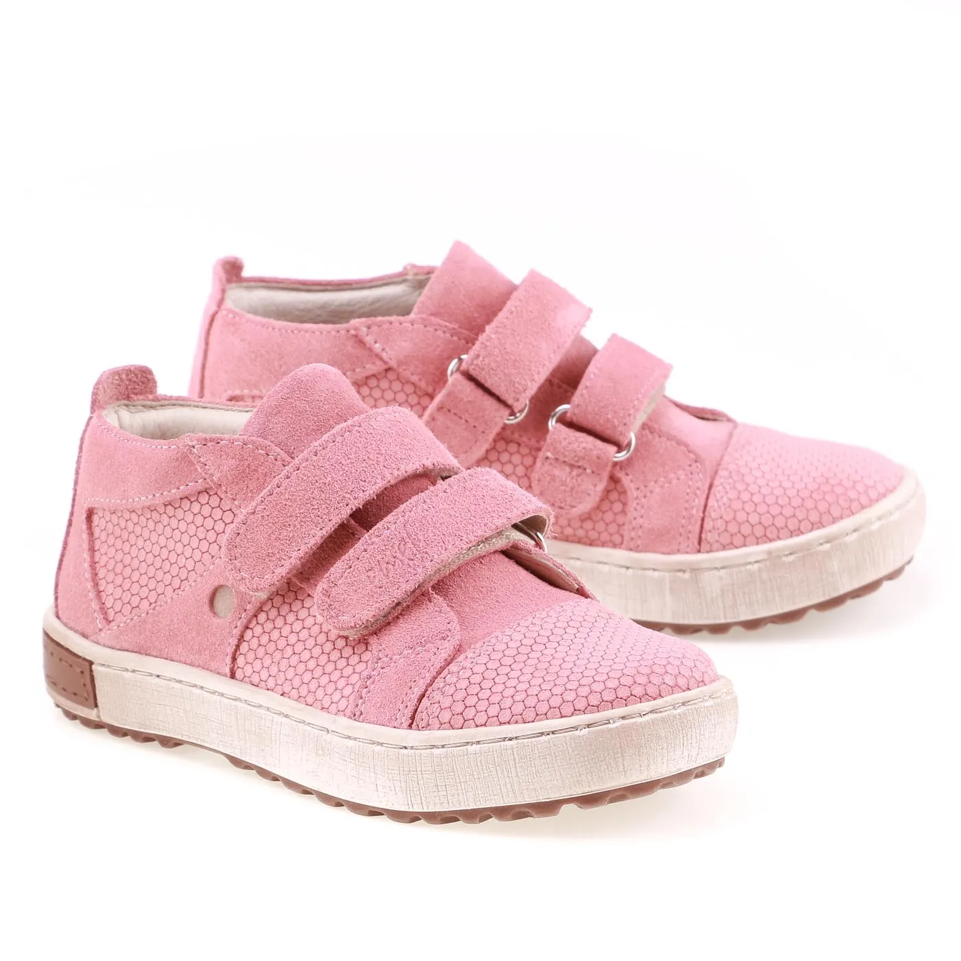 (2634B-6) Low Velcro Trainers pink
