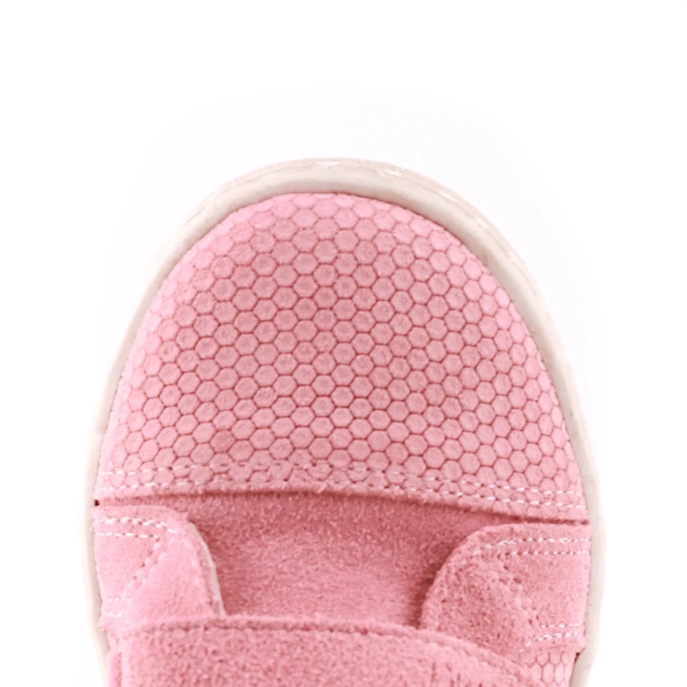(2634B-6) Low Velcro Trainers pink