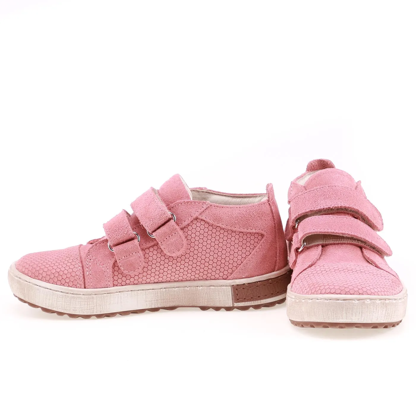 (2634B-6) Low Velcro Trainers pink