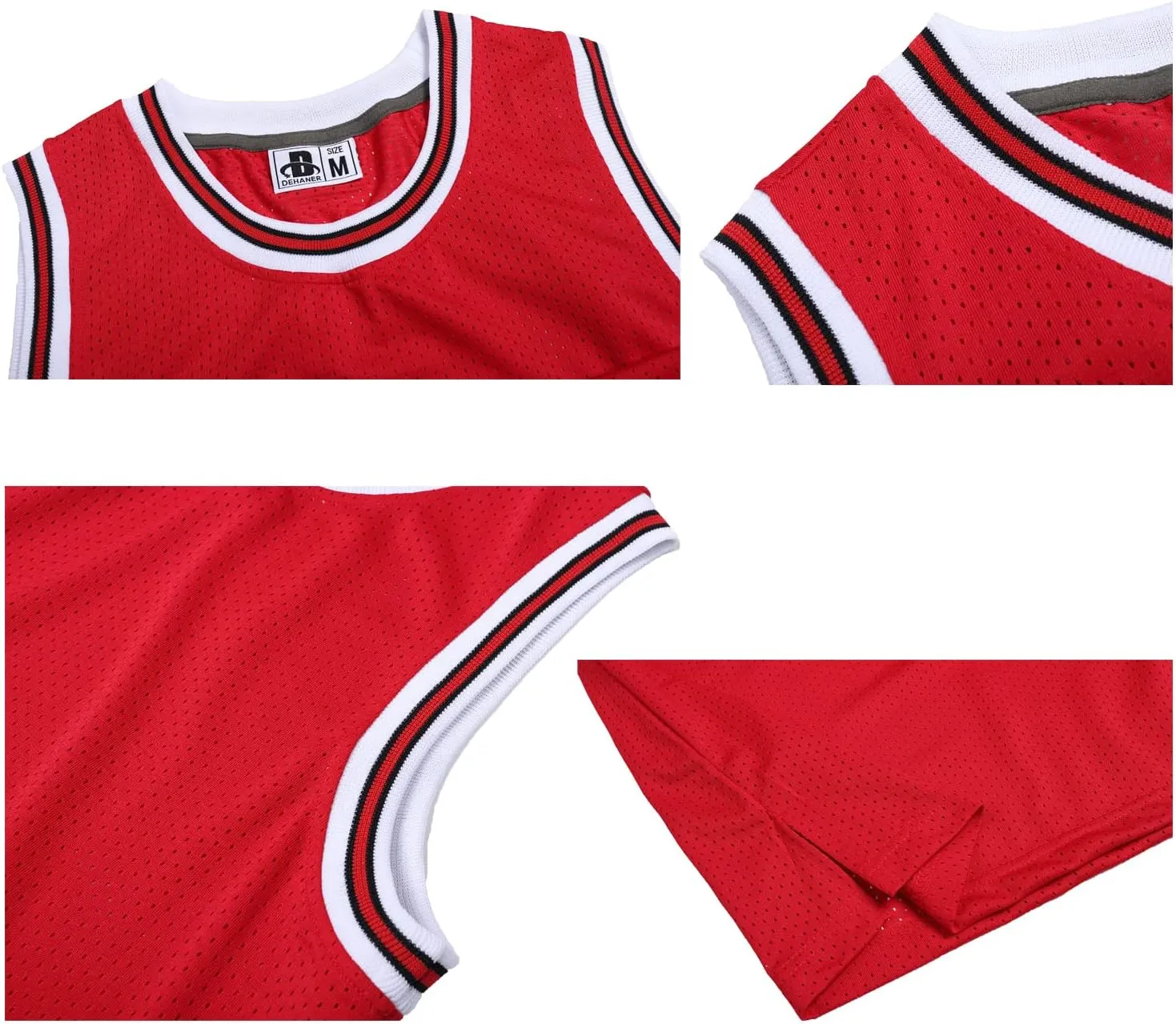3 Pack Men's Blank Basketball Jerseys Mesh Performance Athletic Team Sports Uniforms Bulk Shirts