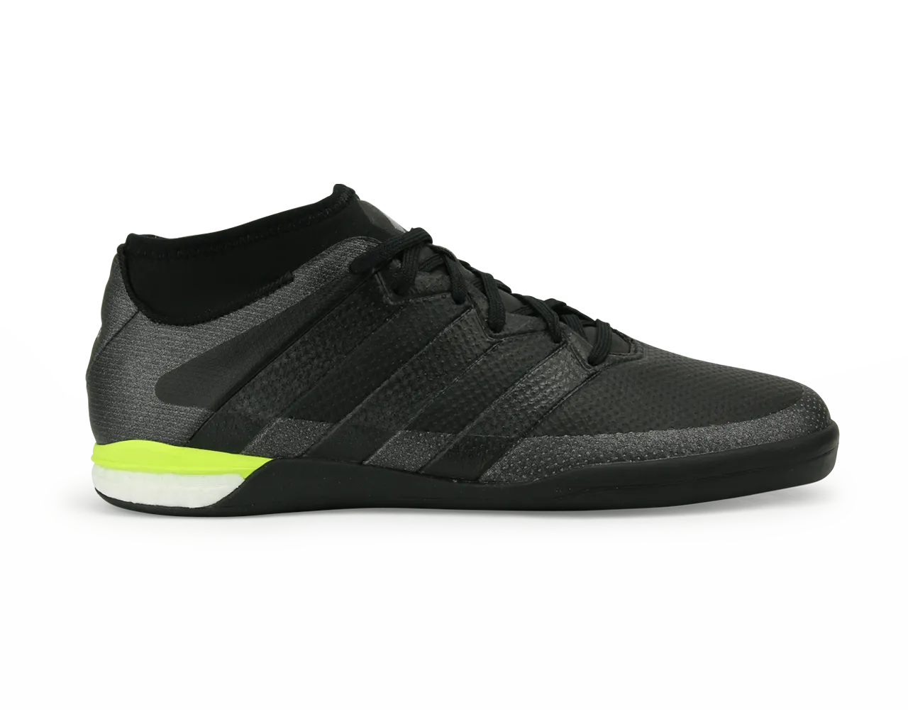 adidas Men's ACE 16.1 Street Indoor Soccer Shoes Core Black/Solar Yellow