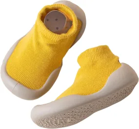 Cathalem Baby Sock Shoes Baby Walking Shoes Infant Breathable Slippers with Soft Rubber Sole Baby Boys Girls Slip On Sneakers