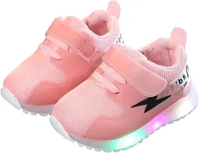 Cathalem Child Casual Shoes Fashion Baby Sneakers Running Sport Shoes Toddler Baby Sneakers Luminous Colorful Light Shoes