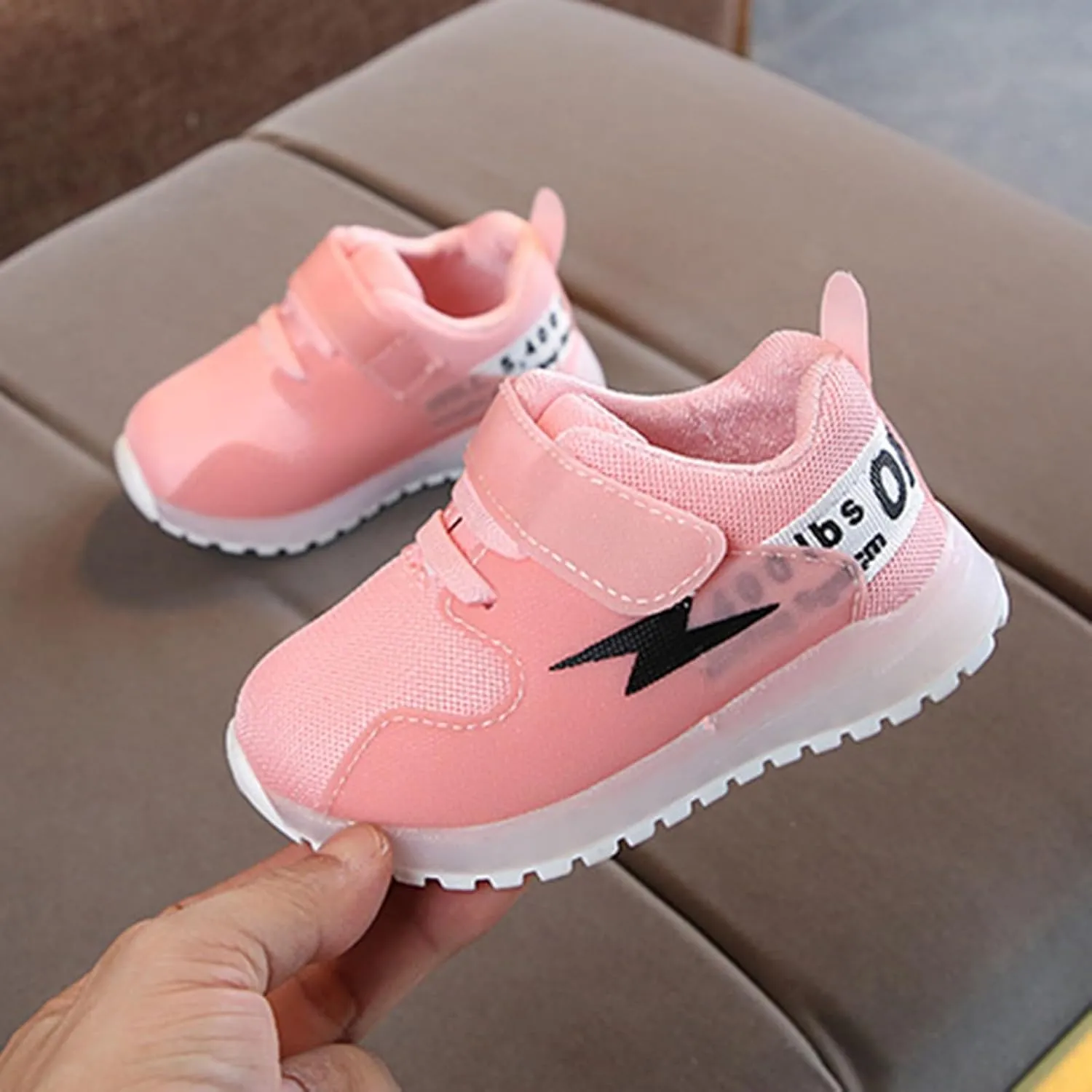 Cathalem Child Casual Shoes Fashion Baby Sneakers Running Sport Shoes Toddler Baby Sneakers Luminous Colorful Light Shoes