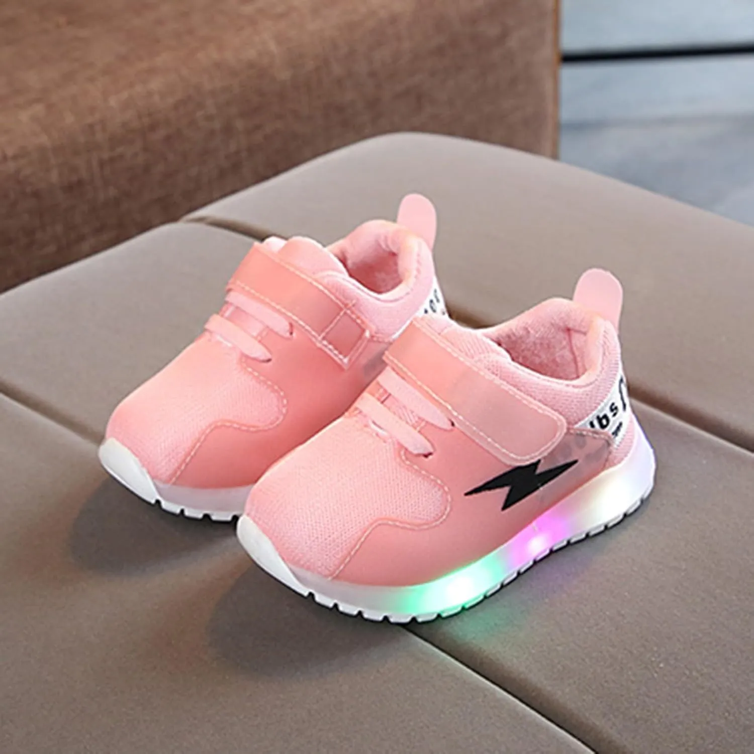 Cathalem Child Casual Shoes Fashion Baby Sneakers Running Sport Shoes Toddler Baby Sneakers Luminous Colorful Light Shoes