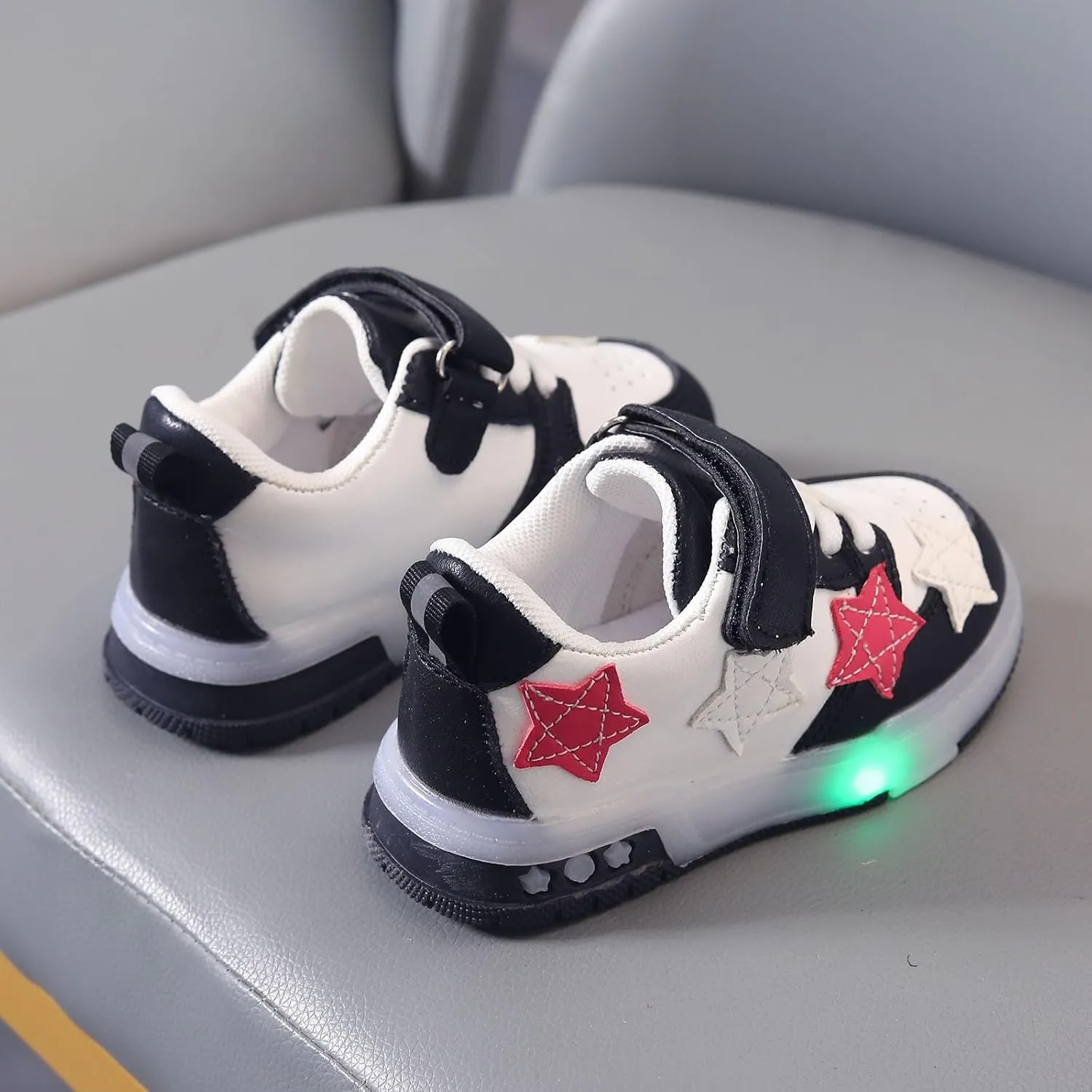 Cathalem Children's Casual Shoes Girls Leather Baby Toddler Soft Up Lace Kids Infant Sneakers Shoes Baby Tennis Shoes