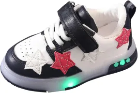 Cathalem Children's Casual Shoes Girls Leather Baby Toddler Soft Up Lace Kids Infant Sneakers Shoes Baby Tennis Shoes