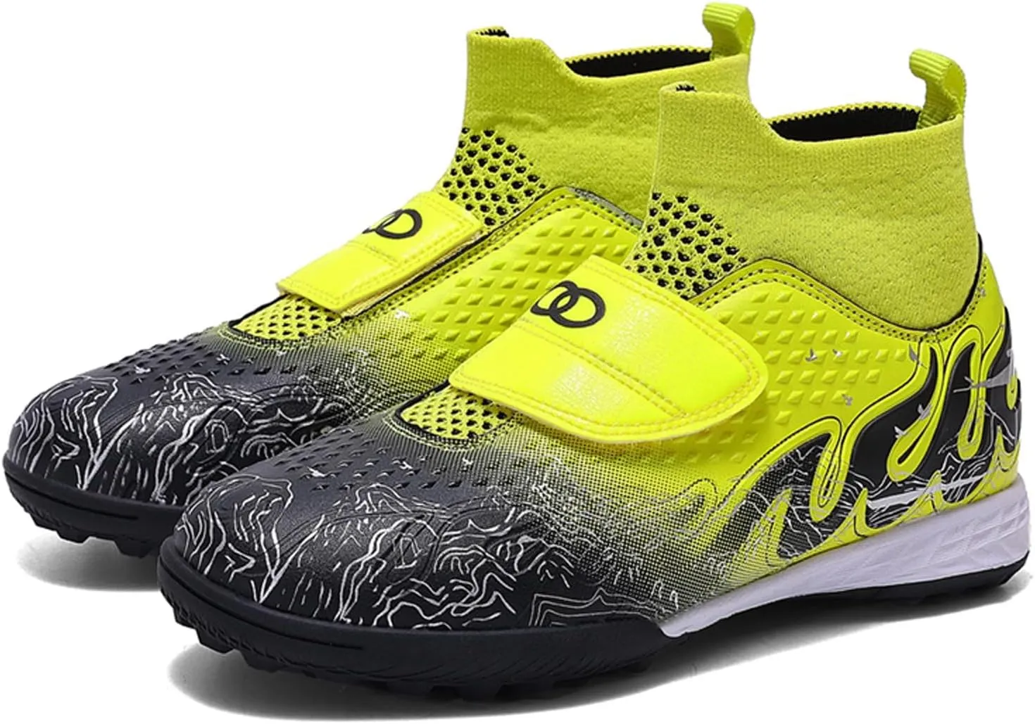 Eliogn Kids' Turf Soccer Shoes Indoor Football Outdoor Soccer Shoes Athletic Actual Combat Training Shoes(Little Kid/Big Kid)