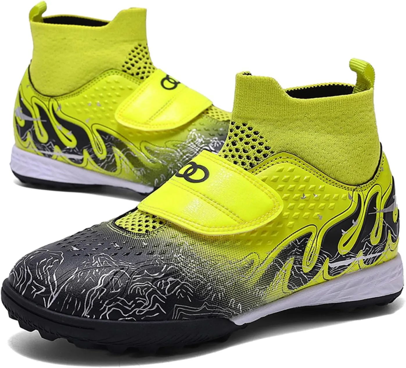 Eliogn Kids' Turf Soccer Shoes Indoor Football Outdoor Soccer Shoes Athletic Actual Combat Training Shoes(Little Kid/Big Kid)