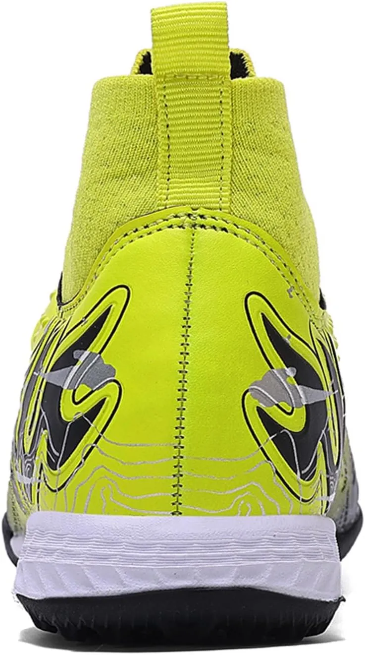 Eliogn Kids' Turf Soccer Shoes Indoor Football Outdoor Soccer Shoes Athletic Actual Combat Training Shoes(Little Kid/Big Kid)