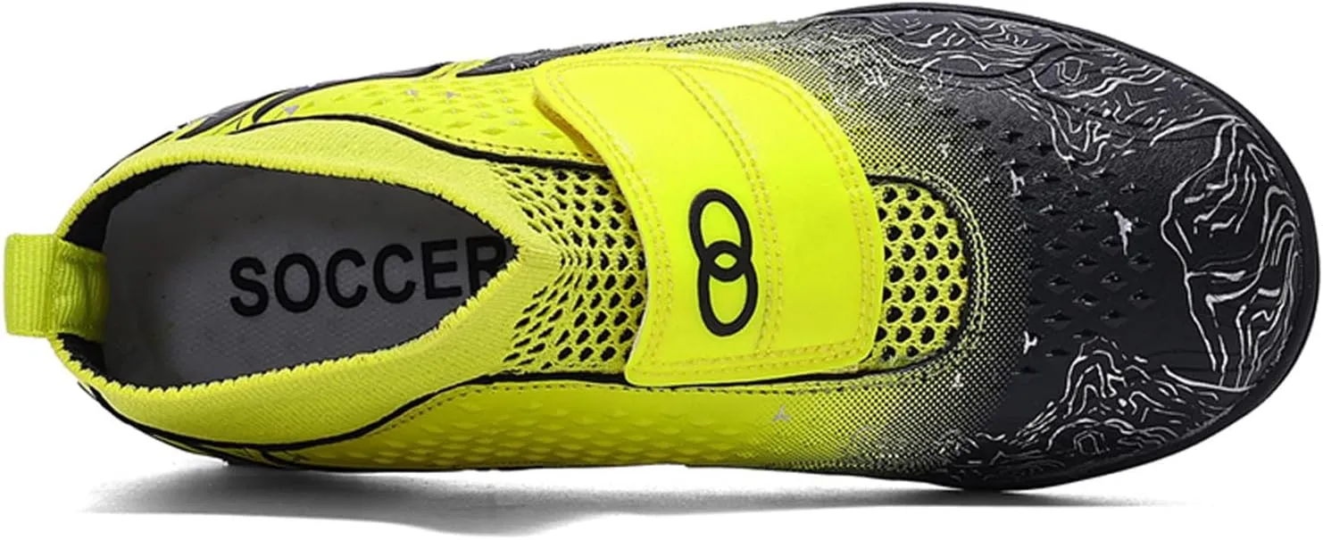 Eliogn Kids' Turf Soccer Shoes Indoor Football Outdoor Soccer Shoes Athletic Actual Combat Training Shoes(Little Kid/Big Kid)