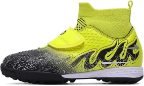 Eliogn Kids' Turf Soccer Shoes Indoor Football Outdoor Soccer Shoes Athletic Actual Combat Training Shoes(Little Kid/Big Kid)