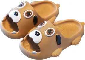 Girls Boys Slippers Kids Toddler Cute Dog Open Toe Slippers Boys Girls Summer 𝐂artoon Indoor Outdoor Shoes