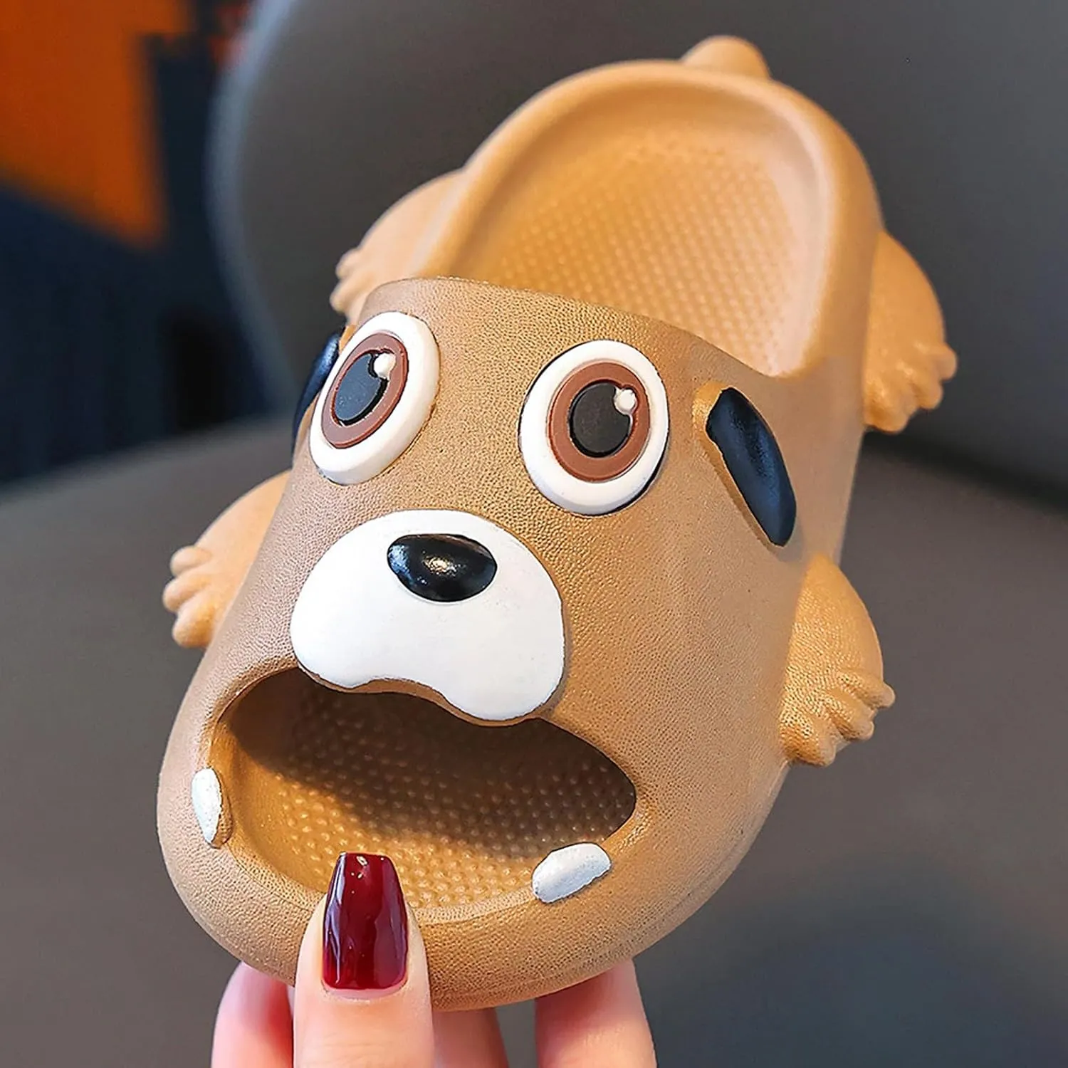 Girls Boys Slippers Kids Toddler Cute Dog Open Toe Slippers Boys Girls Summer 𝐂artoon Indoor Outdoor Shoes