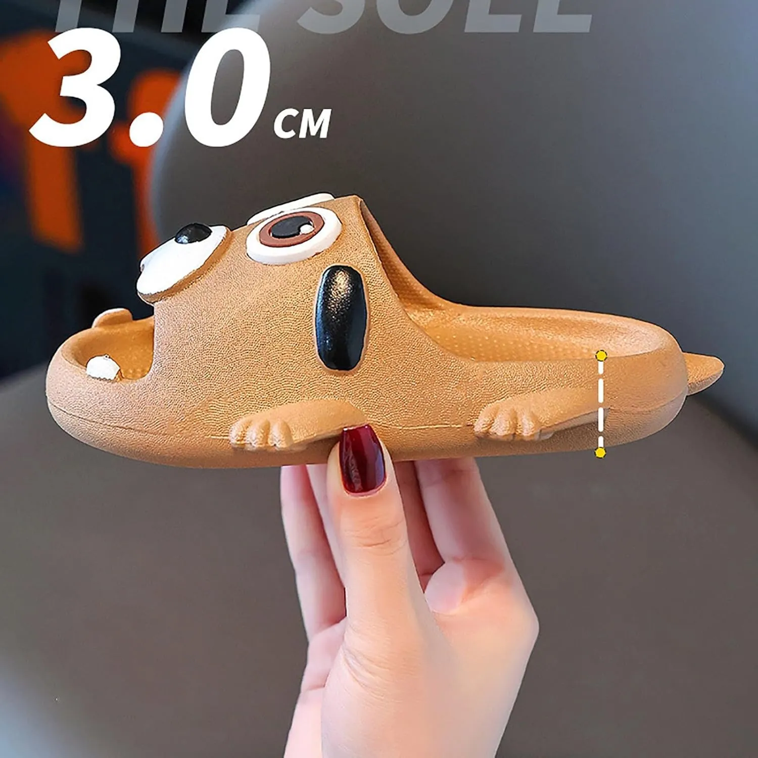 Girls Boys Slippers Kids Toddler Cute Dog Open Toe Slippers Boys Girls Summer 𝐂artoon Indoor Outdoor Shoes