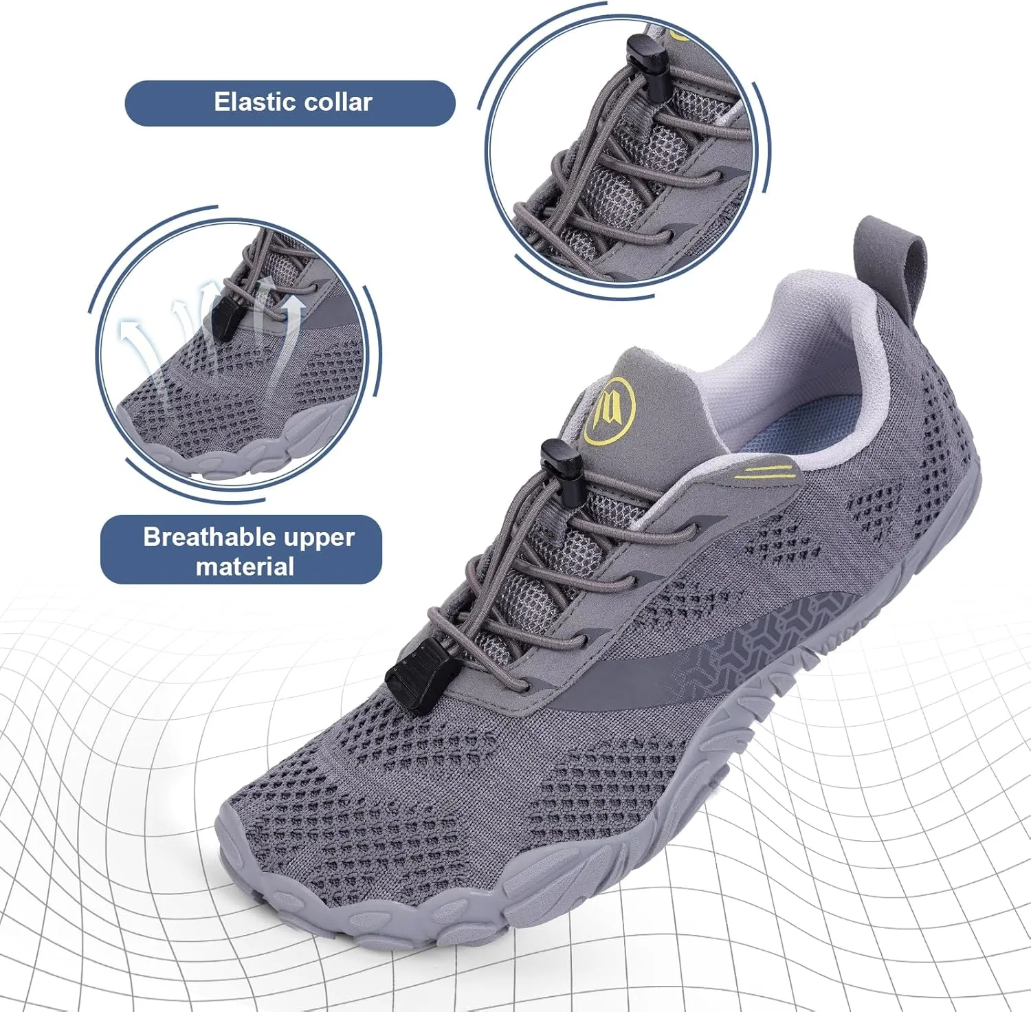 Hike Barefoot Shoes Women Men Non-Slip Healthy Barefoot Shoes Womens Mens Breathable Fashion Trail Rnning Hiking Shoe Womens Mens Wide Toe Zero Drop Shoe