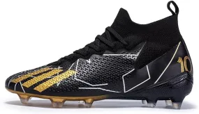 Kids Soccer Cleats Boys Girls Firm Ground Professional Athletic Outdoor Football Shoes