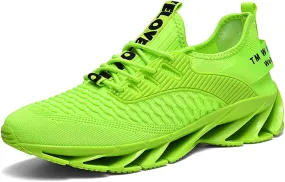 Luniva Shoes, Height Boosting Shoes for Men, Athletic Lightweight Breathable Running Walking Shoes Comfort Non Slip Breathable Knit Slip On Sneakers