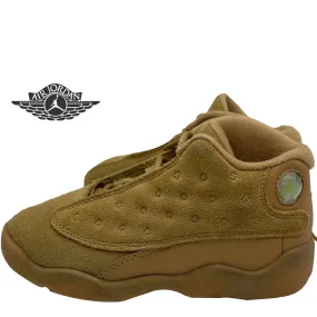 Nike Air Jordan Retro XIII 13 Wheat Gold Toddler Size 10C Shoes 414581-705