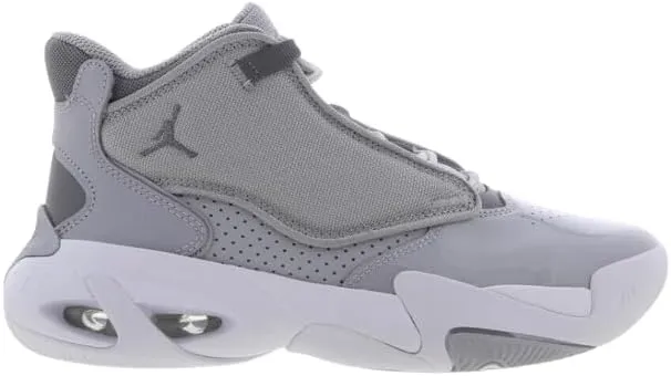 Nike Men's Jordan Max Aura 4 Basketball Shoes (Cool Grey/Wolf Grey-White, 11)