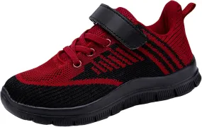 Sneakers for Girls Athletic Sport Lightweight Kids Running Shoes Breathable Strap Unisex for Little Kid Big Kid Non-Slip