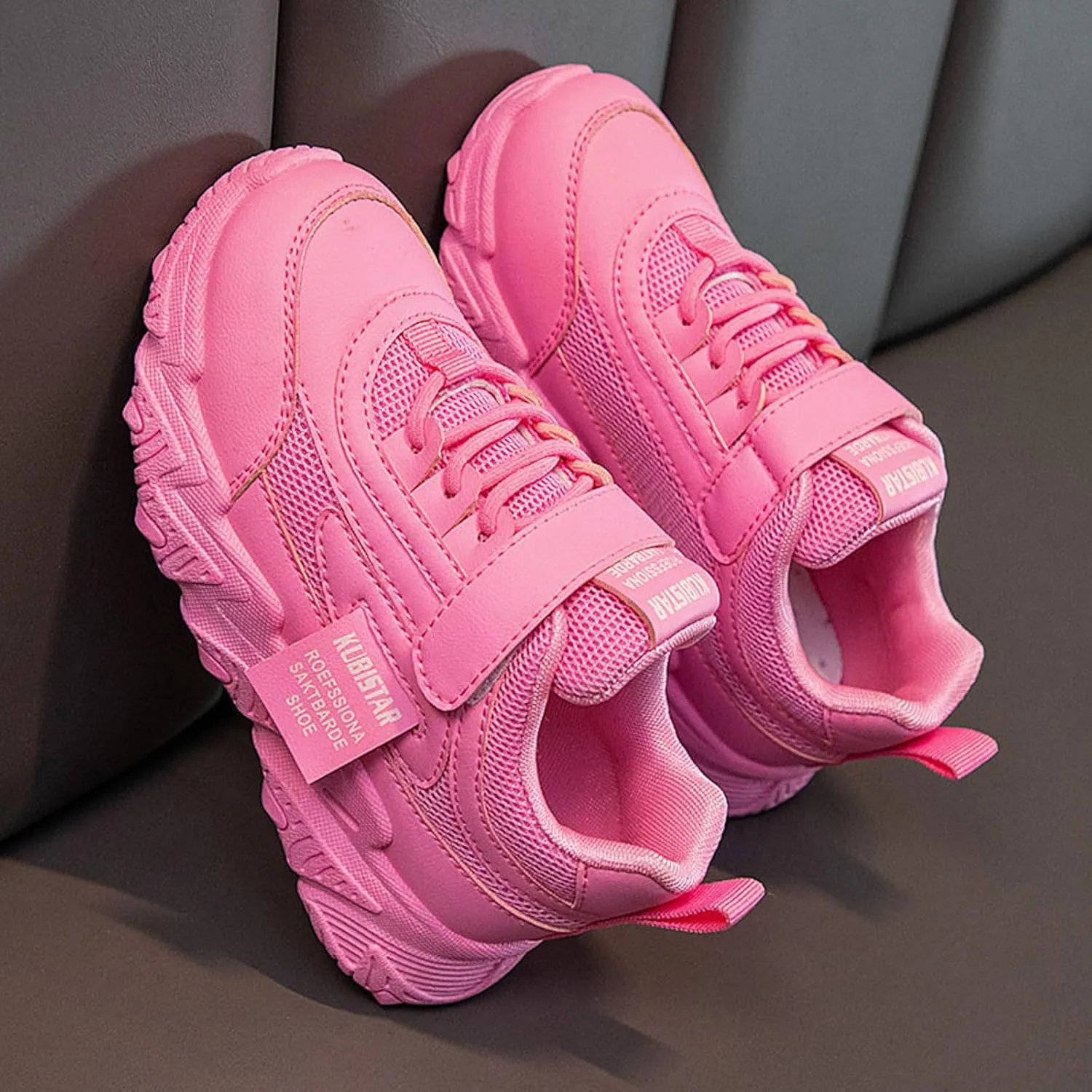 Sneakers for Girls Kids Tennis Non-Slip Athletic Running Walking Lightweight Lace Up Shoes Breathable Sport Outdoor Casual