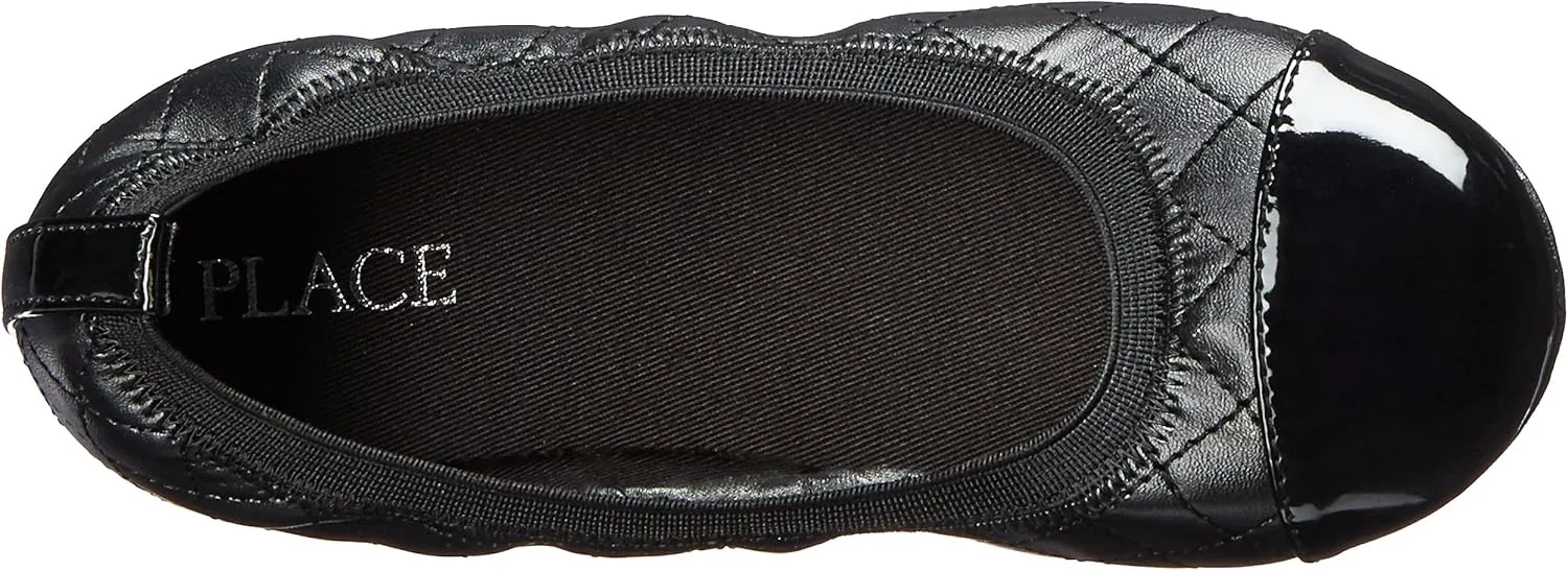 The Children's Place Girls Kayla Velvet Flat Shoe Shoe