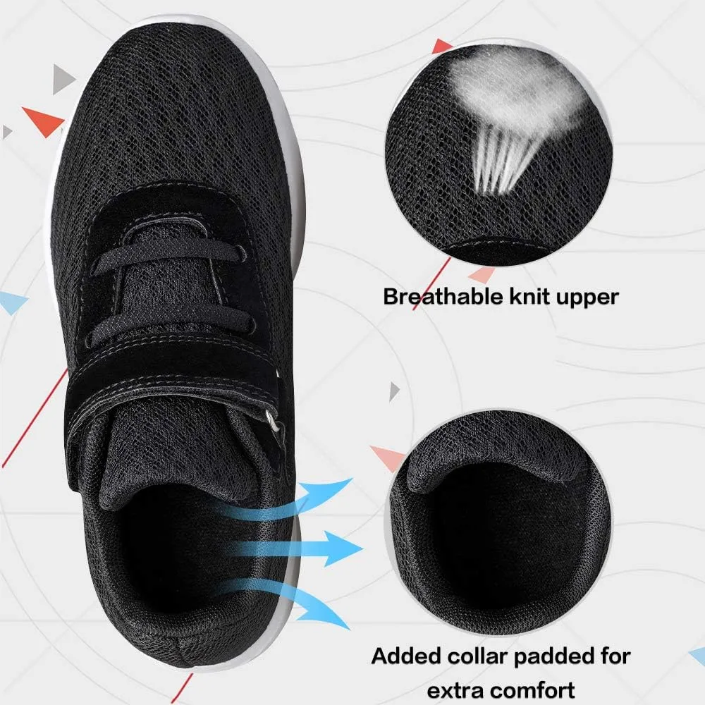 TOEDNNQI Toddler/Little Kid Boys Girls Sneakers Kids Lightweight Breathable Strap Running/Walking Tennis Sport Shoes