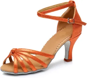 Women's Ballroom Shoe Girls Fashion Latin Dance Shoes Waltz Salsa Performance Dancing Sandals
