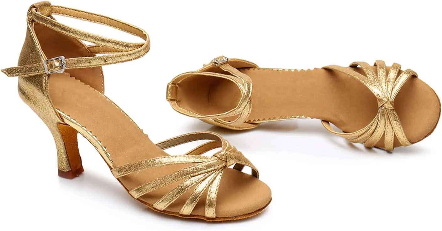 Women's Ballroom Shoe Girls Fashion Latin Dance Shoes Waltz Salsa Performance Dancing Sandals