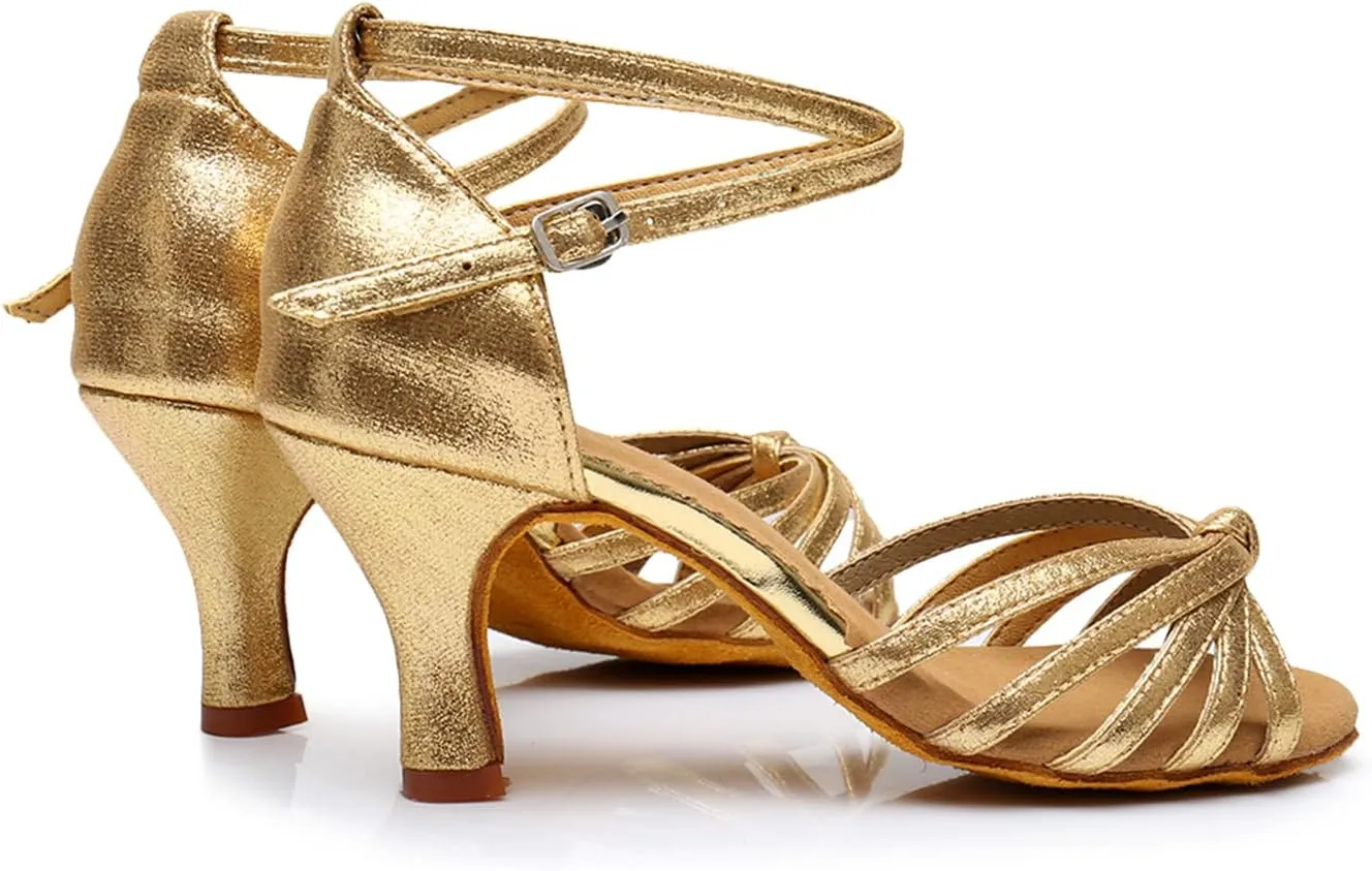 Women's Ballroom Shoe Girls Fashion Latin Dance Shoes Waltz Salsa Performance Dancing Sandals