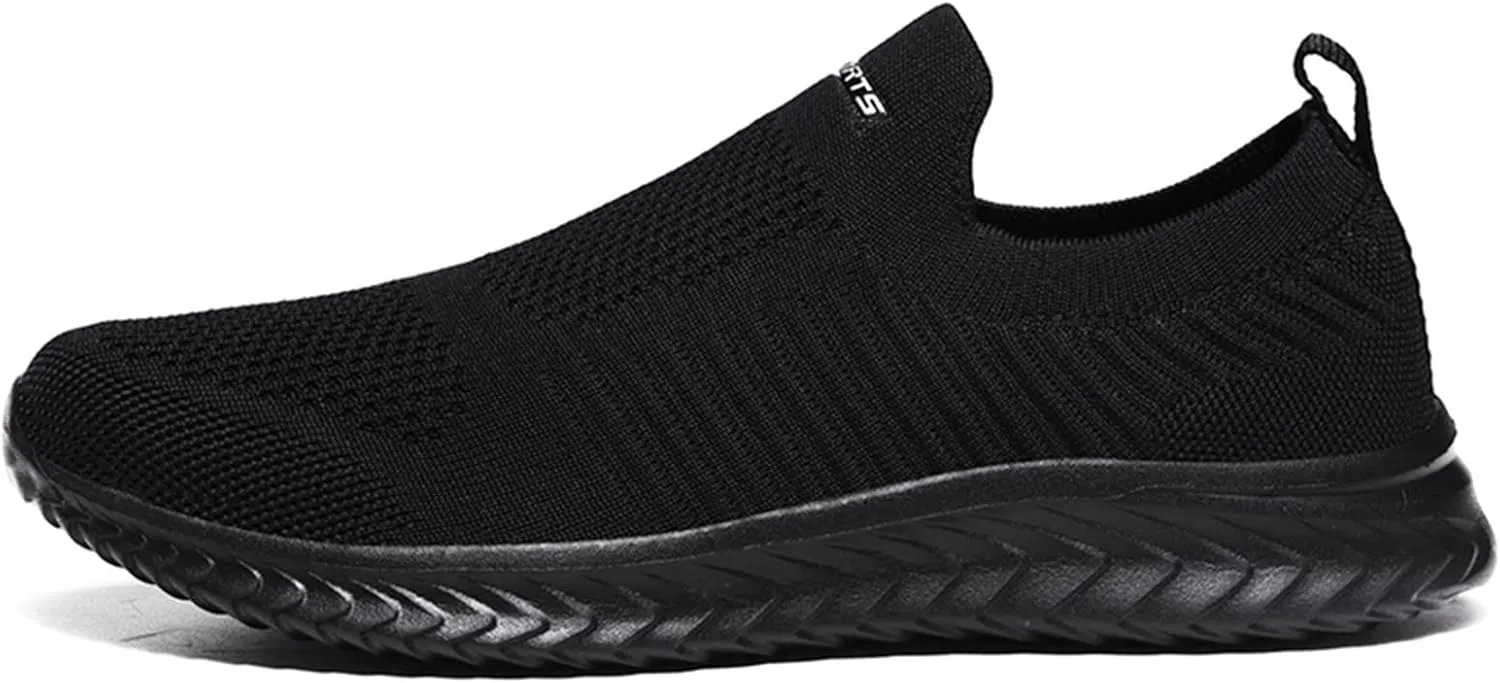 Womens Canvas Slip On Shoes Casual Walking Sneakers Lightweight Flat Fashion Comfortable Elastic Loafers Non Slip