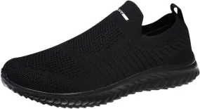 Womens Canvas Slip On Shoes Casual Walking Sneakers Lightweight Flat Fashion Comfortable Elastic Loafers Non Slip