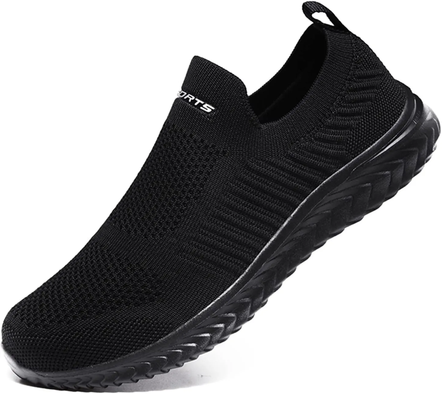 Womens Canvas Slip On Shoes Casual Walking Sneakers Lightweight Flat Fashion Comfortable Elastic Loafers Non Slip