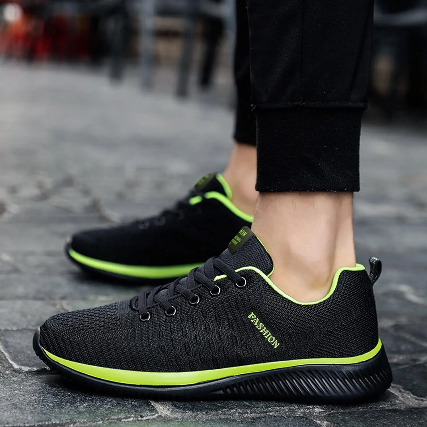 Women's Fashion Sneaker Non Slip Lace Up Comfort Women's Work or Walking Sneakers White Running Shoes for Women Woman Loafers Shoes Black Sneakers Women